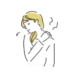 肩こりに悩む女性